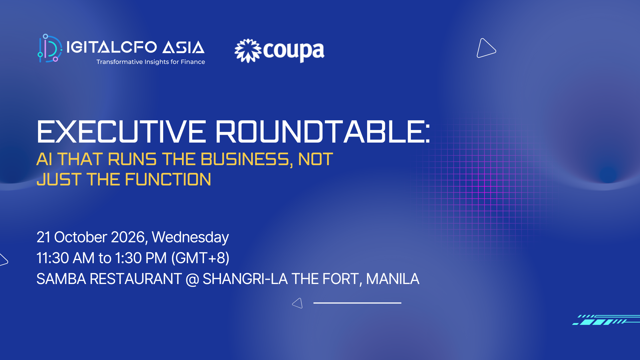 Executive Roundtable — AI That Runs the Business, Manila