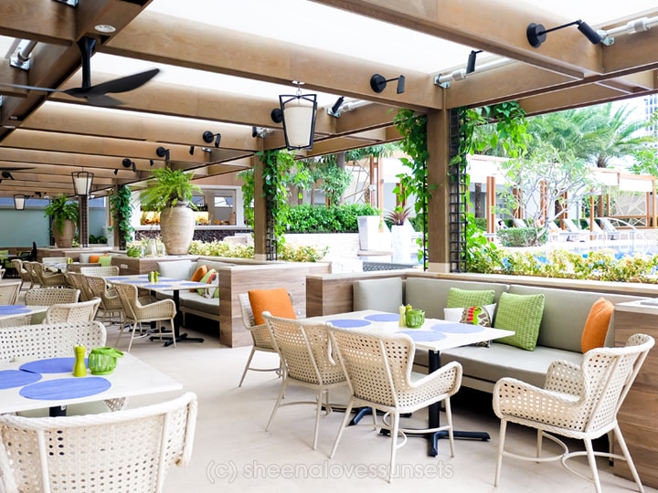 Samba outdoor terrace seating